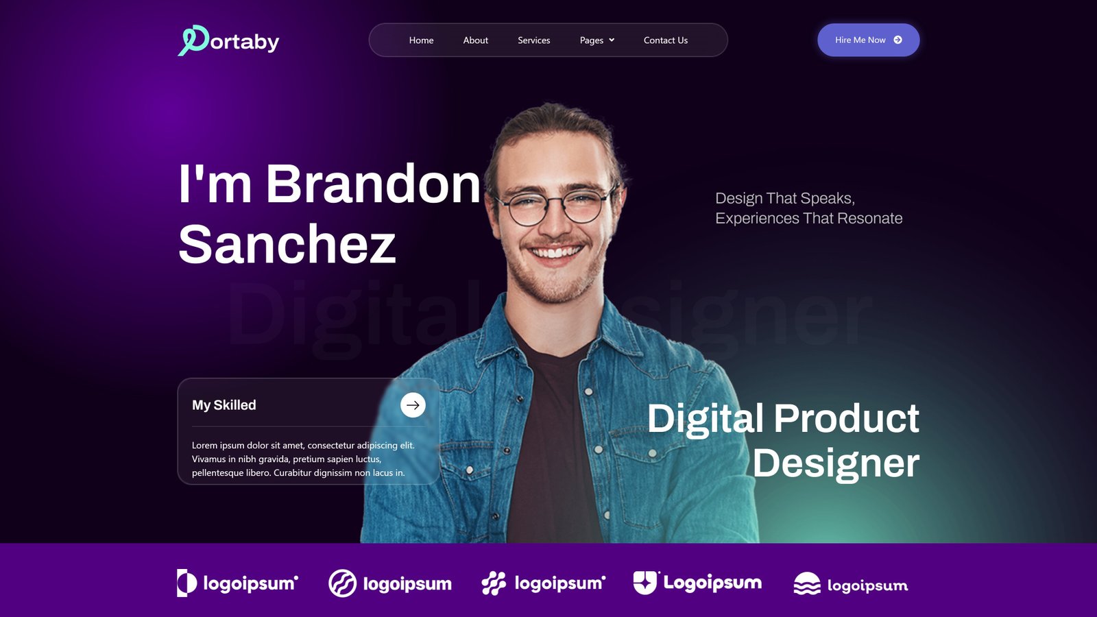 Portaby – 自由职业者个人作品集Elementor 模板套件– web.ui-project.com